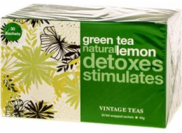 Vintage Teas Vintage Teas Zelený čaj Lemon - 30 sáčků