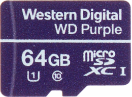 Karta WD Purple MicroSDXC 64 GB Class 10 UHS-I/U1 (SD-MICRO-10/64-WD)