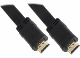 HDMI - HDMI kabel 5m černý (HDMI-5.0-FL)