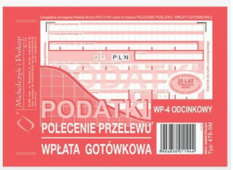 Michalczyk & Prokop Předávací příkaz, 4 sekce, A6, 80 listů (476-5)