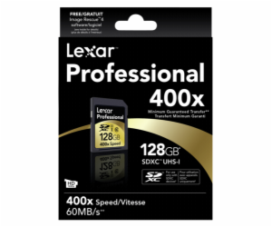 Paměťová karta Lexar SDXC Thin Box 128GB 400x Professiona...