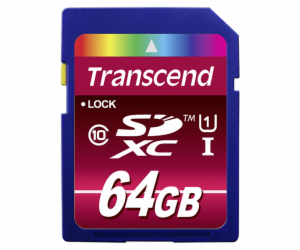 Paměťová karta Transcend SDXC 64GB Class 10/UHS-I