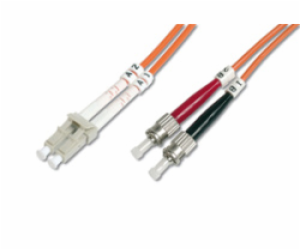 Digitus Fiber Optic Patch Cable, LC to ST,62.5/125 µ, Dup...