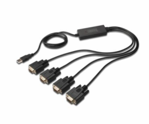 Digitus Adaptér USB na sériový port, RS232 4 x RS232, typ...