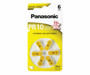 Baterie do naslouchátek Panasonic PR-10, 1 ks