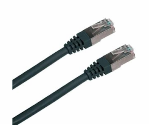 Patch cord FTP cat5e 1M černý