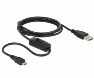 Delock nabíjecí kabel USB 2.0 Type-A samec > USB 2.0 Micr...