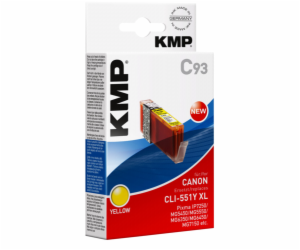 KMP C93 cartridge zluta komp. s Canon CLI-551 Y XL