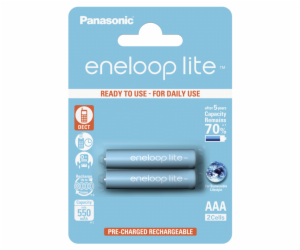 Baterie 1x2 Panasonic Eneloop Lite Micro AAA 550 mAh