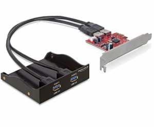 DeLOCK USB 3.0 Front Panel 2-Port inkl. PCI Express Card,...