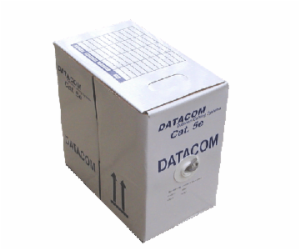 DATACOM kabel drát C5E UTP PVC 305m box šedý