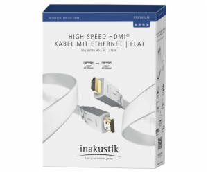 in-akustik Premium HDMI Kabel s Ethernet Flat 8,0 m