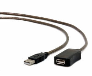 Kabel CABLEXPERT USB 2.0 aktivní předlužka, 10m