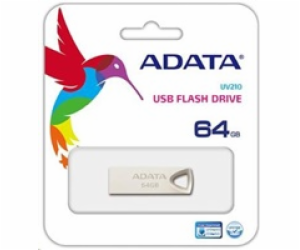 ADATA Flash Disk 64GB UV210, USB 2.0 Dash Drive, kovový A...