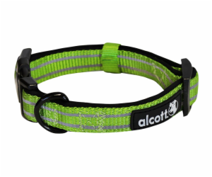 Alcott Reflexní obojek pro psy Adventure zelený velikost S