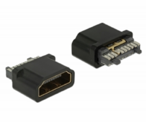 DeLOCK Steckverbinder HDMI-A Buchse, Lötversion, Stecker