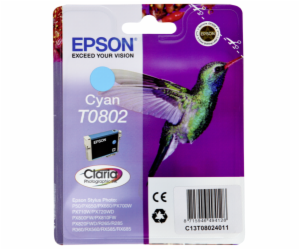 Epson Tintenpatrone cyan T 080                     T 0802