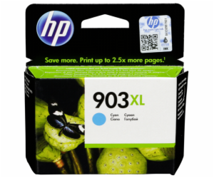 HP inkoustová kazeta 903XL azurová T6M03AE, originál