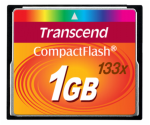 Paměťová karta TRANSCEND 1GB CF Card (133X)  compact flas...