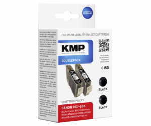 KMP C15D cartridge cerna DP kompatibilni s Canon BCI-6 BK