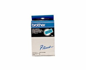 Brother TC-595 - bílý tisk na modrém podkladu, šířka 9mm