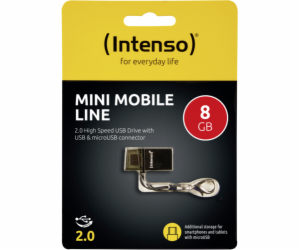 INTENSO 8GB Mini MOBILE LINE, USB-Stick 3524460