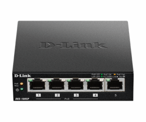 D-Link DES-1005P B1 5-Port 10/100 PoE Desktop Switch, 4x ...