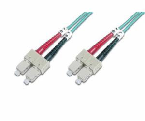 DIGITUS Fiber Optic Patch Cord SC to SC Multimode 50/125m...