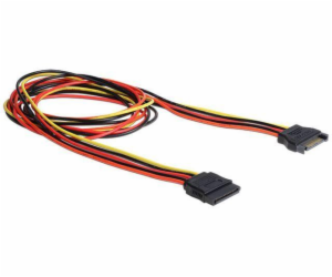 Delock SATA 15-pin - SATA 15-pin, 1m, vícebarevný (60133)