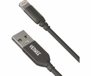 Yenkee YCU 611 BK USB / lightning, 1m