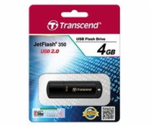 TRANSCEND Flash Disk 4GB JetFlash®350, USB 2.0 (R:13/W:4 ...