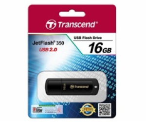 TRANSCEND Flash Disk 16GB JetFlash®350, USB 2.0 (R:13/W:4...