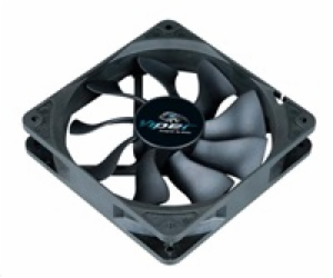 AKASA ventilátor Viper, Black Fan 12cm, 120x120x25mm, HDB...