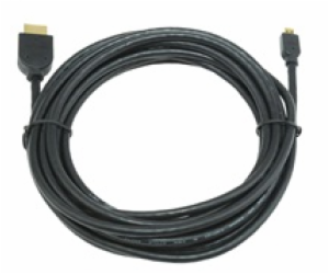 Gembird kábel HDMI (M) na micro HDMI (M), 3m, čierny