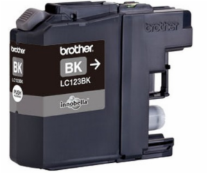 BROTHER INK LC-123BK, černý inkoust (až 600 stran)