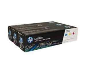 HP 131A CMY LJ Toner, 3-pack, U0SL1AM (1,800 / 1,800 / 1,...