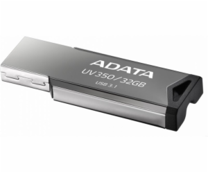 ADATA Flash Disk 32GB UV350, USB 3.2 Dash Drive, tmavě st...