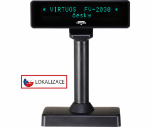 Virtuos VFD zákaznický displej Virtuos FV-2030B 2x20 9mm,...