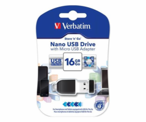 VERBATIM Flash disk Store  n  Stay NANO/ 16GB/ USB 2.0 + ...