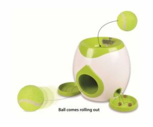 Flamingo interaktivní hračka na pamlsky s tenisovým míčke...