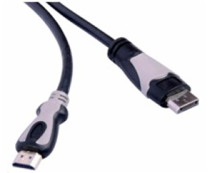 PremiumCord DisplayPort - HDMI kabel 5m černý (kportadk01...