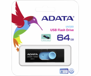 ADATA Flash disk UV320 64GB / USB 3.1 / černo-modrá