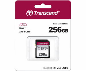 Transcend SDXC 300S        256GB Class 10 UHS-I U3 V30