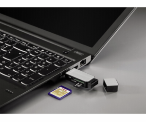 Hama USB 3.0 multictecka karet SD/microSD Alu cerna/ stri...