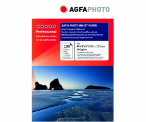 AgfaPhoto Professional Photo papir 260 g Satin 10x15 100 ...