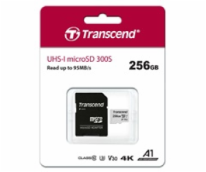 Transcend 256GB microSDXC 300S UHS-I U3 V30 A1 (Class 10)...