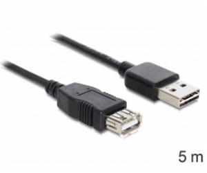 DeLOCK EASY-USB 2.0 Verlängerungskabel, USB-A Stecker > U...