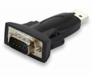 Adapter USB Equip USB - RS-232 Czarny  (133382)