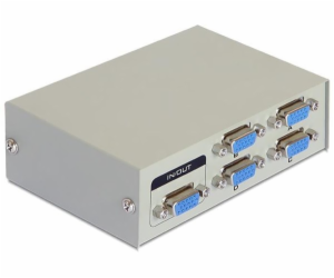 Delock Switch VGA 4 port manual bidirectional - Spínač mo...