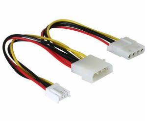 Delock Y-kabel napájení Molex 4pin samec > Molex 4pin sam...